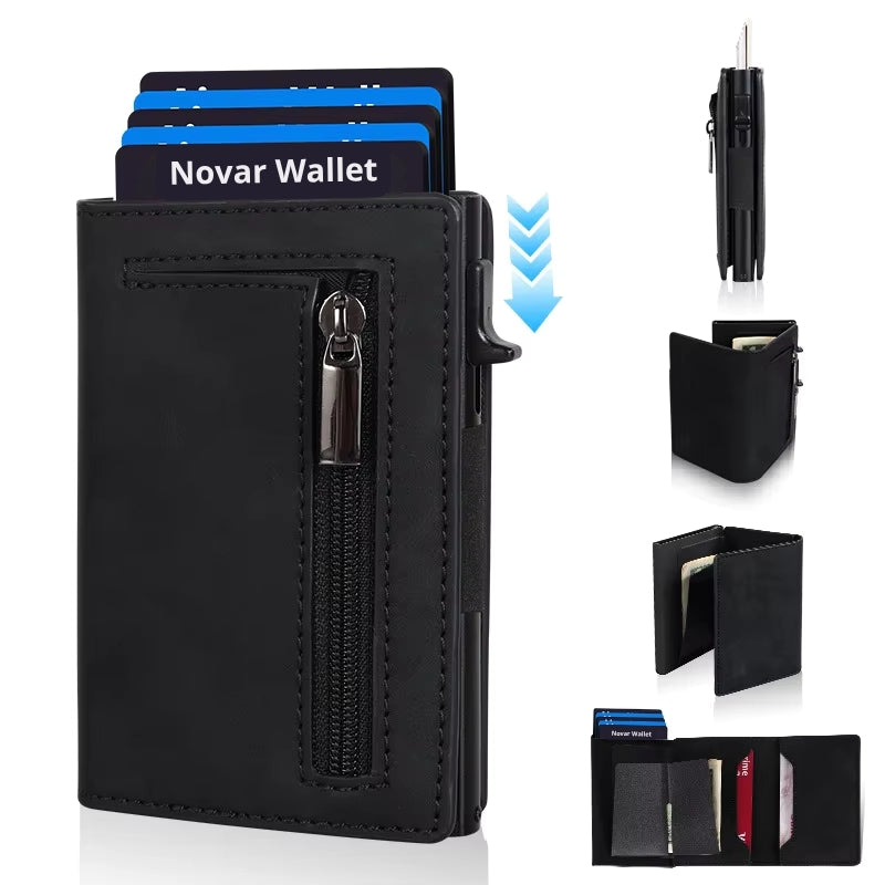 Novar Wallet – Portefeuille automatique avec protection RFID