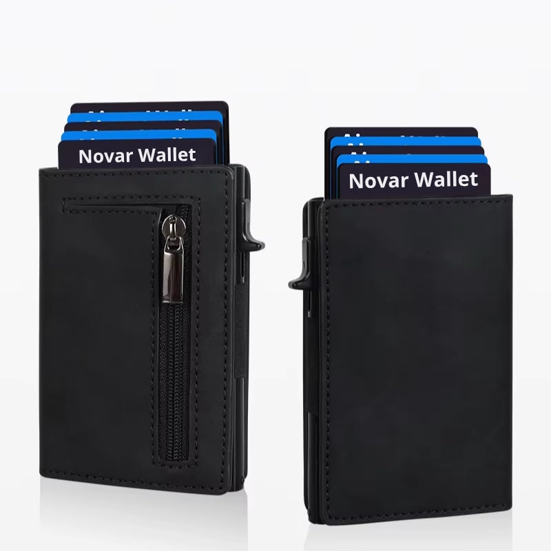 Novar Wallet – Portefeuille automatique avec protection RFID