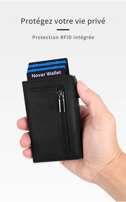 Novar Wallet – Portefeuille automatique avec protection RFID