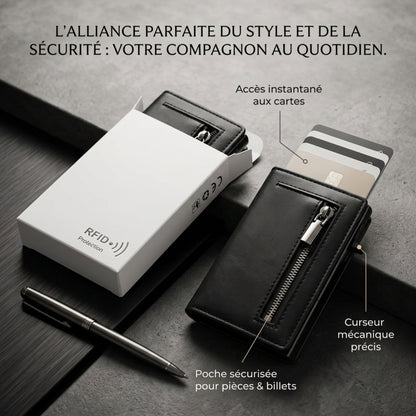 Novar Wallet – Portefeuille automatique avec protection RFID